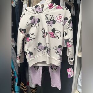 Disney Minnie Mouse Cream and Pink Outfit